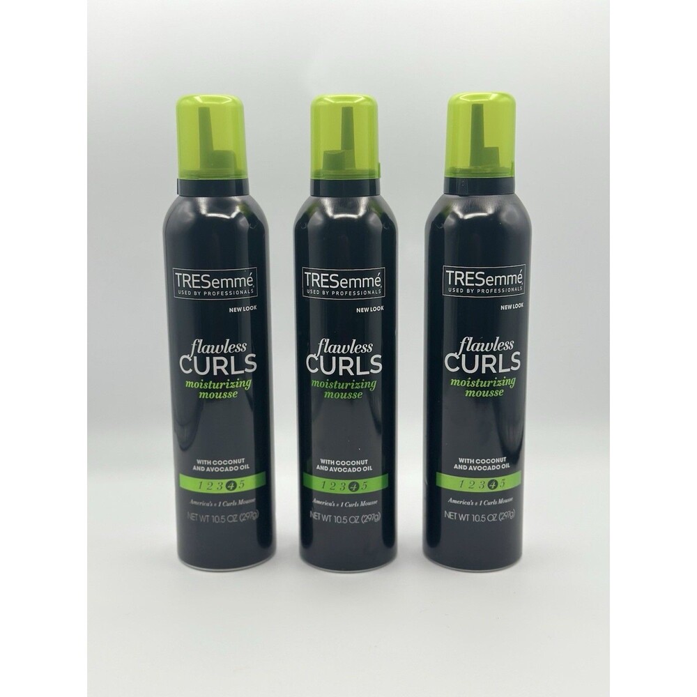 (3) TRESemme Flawless Curls Moisturizer Mousse 10.5 oz New